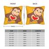 Cartoon Monkey C-Curiouss Georges Pillow Case Cute Funny Pillow Cover Print Pillowcases For Office Car Home Decor