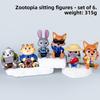Zootopia Pvc Collectible Figures With Articulated Joints For Toy Enthusiasts
