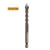 Hex Shank Spiral Groove Cross Alloy Drill Bit for Ceramic, Glass, Tile & Vitrified Tile.