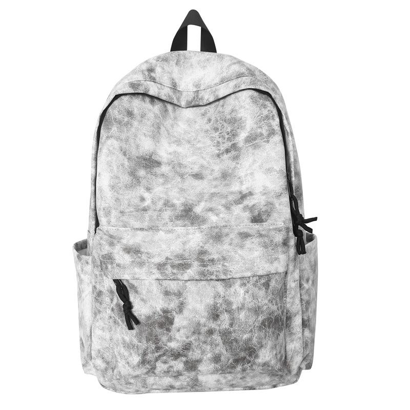 

Легкий и простой рюкзак, новый дорожный рюкзак большой вместимости, для мальчиков и девочек, школьный рюкзак для учеников средней и старшей школы грязно-белый