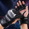 Boxing Gloves Half Finger Gloves Thickened Adult Gloves Punching Sandbag Fighting Fighting Gloves