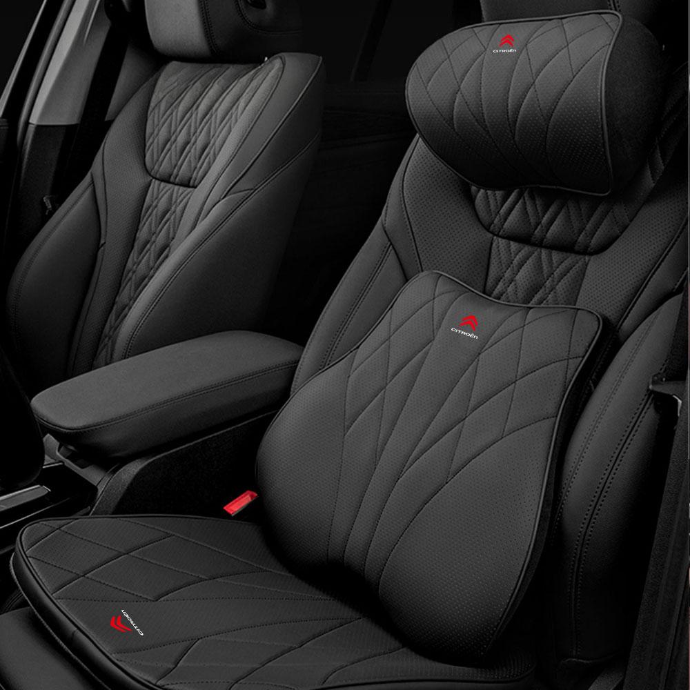 Auto Nackenkissen Sitzkissen Lendenwirbelstütze Auto Innenraum Für Citroen C4 C3 C5 C2 Berlingo C-Elysee C4-Picasso C4-Aircross DS