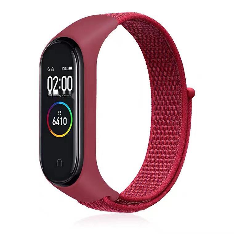 Nylon Klettband Schlaufe für Xiaomi Mi Band 3-9
