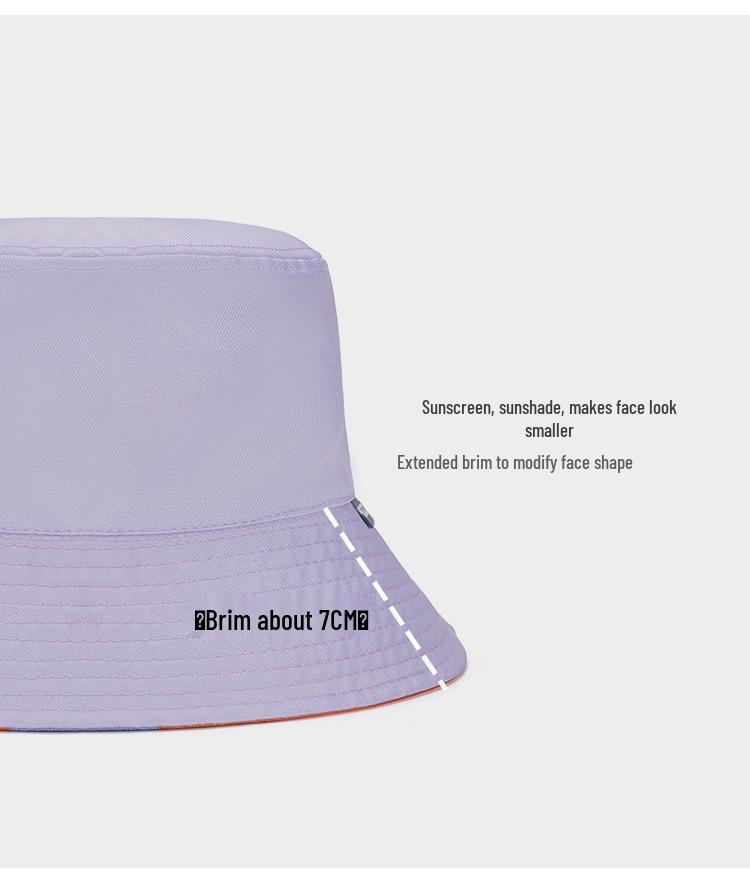 2023 Trendy Color Block Reversible Sun Hat - Unisex Casual Beach & Travel Fisherman Hat
