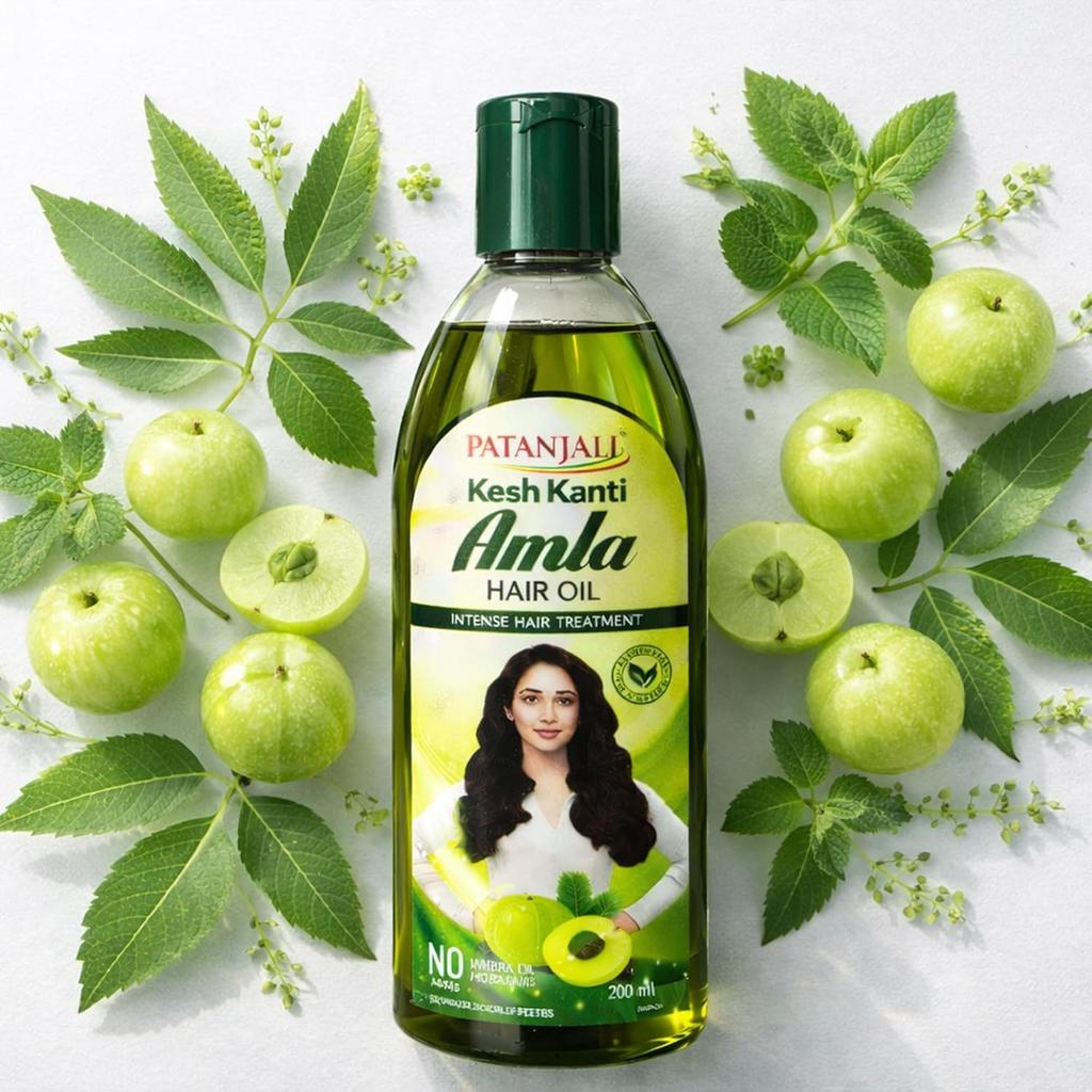 Patanjali Amla Hair Oil 200ml Pack Of 1 | Strengthen Roots & Reduce Hair Fall Naturally