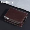New Men's Short Wallet European American Retro Business Small High-end Zipper Zero