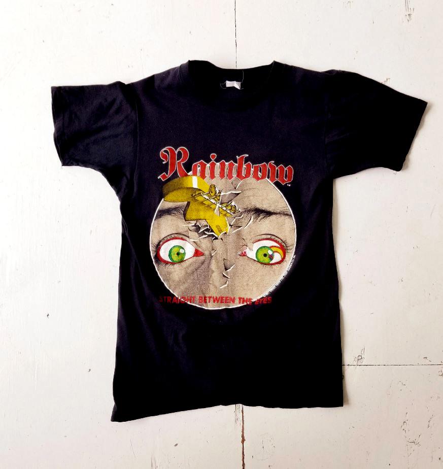 Rainbow Band Straight Between The Eyes Tour Tee Gift Unisex T-Shirt MC788 Unisex T-Shirt S
