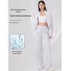 Women's Zipper Hoodie & Wide-Leg Pants Set