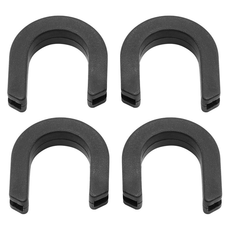 2PCS / 4PCS Motorcycle Accessories Luggage Rack Side Panel Bracket Point Grommet Black For Harley Touring Softail Dyna Sportster