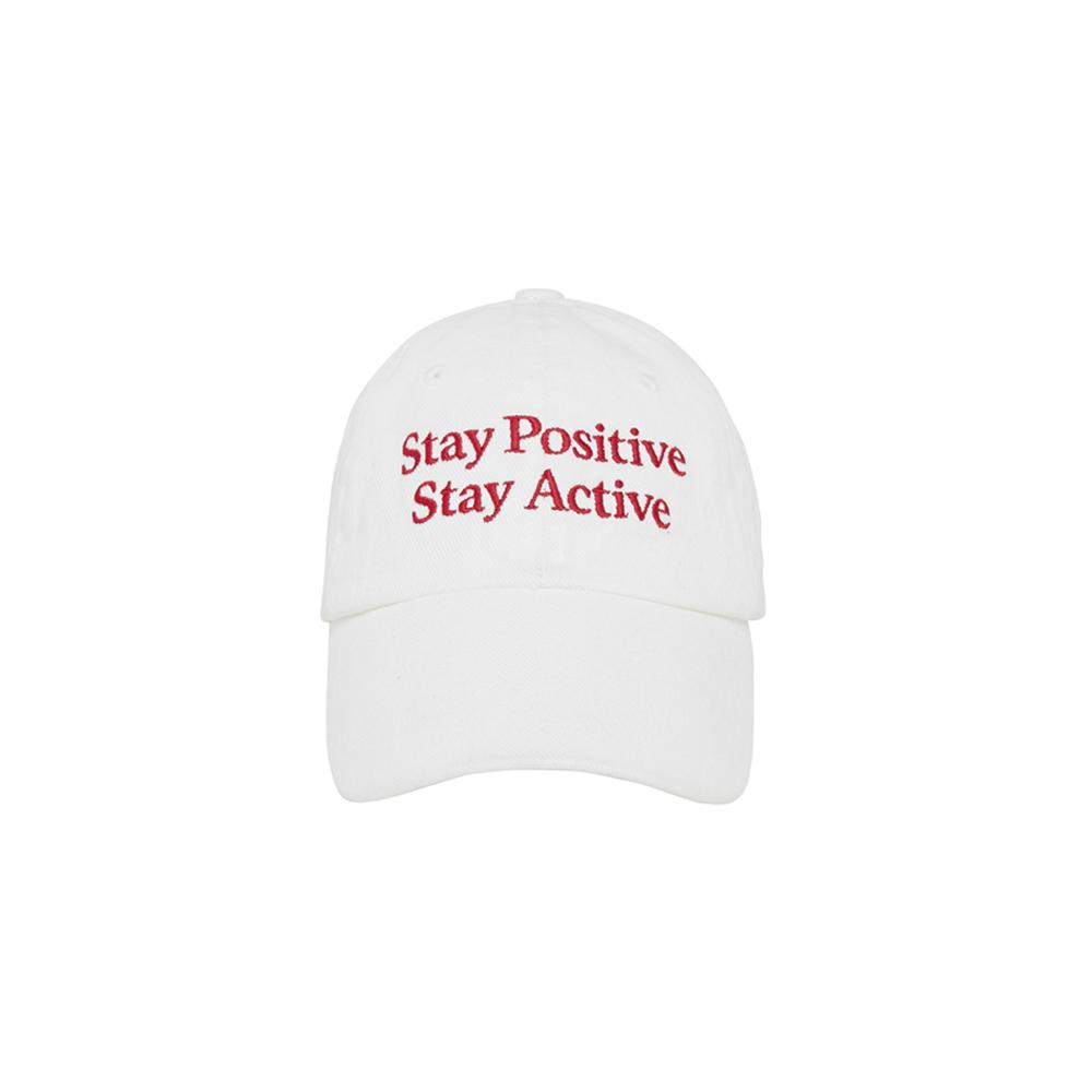 PIV’VEE Positive Lettering Ball Cap (Cloud White)
