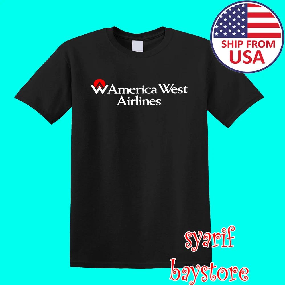 Men s and Women s T-shirts America West Airlines XL
