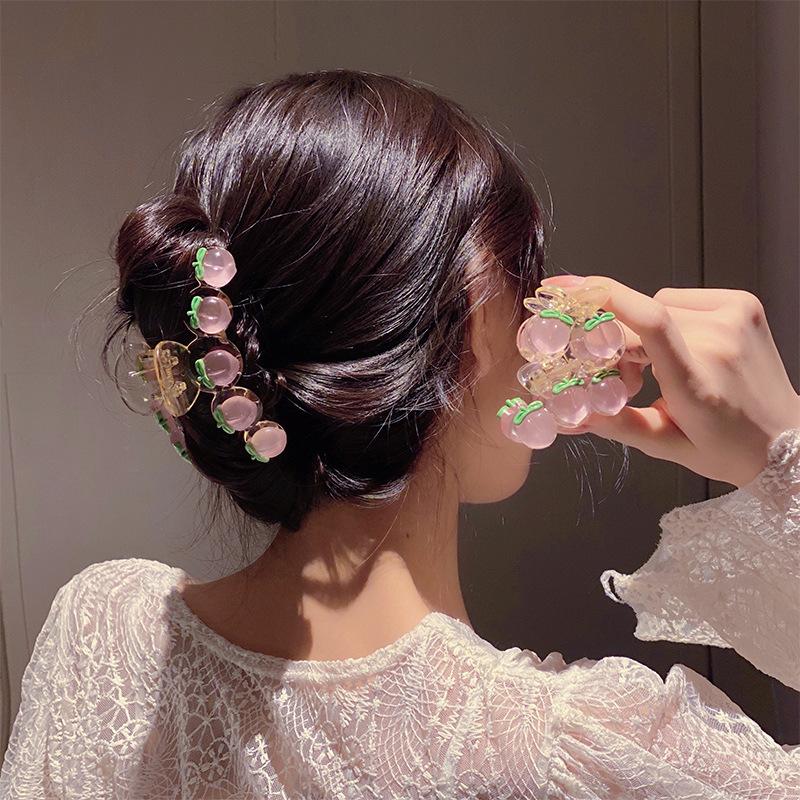 Pinza para el pelo nueva rosa melocotón vintage linda lazo tiburón pinzas para el pelo oso corazón pinza para el pelo para mujeres fiesta accesorios para la cabeza