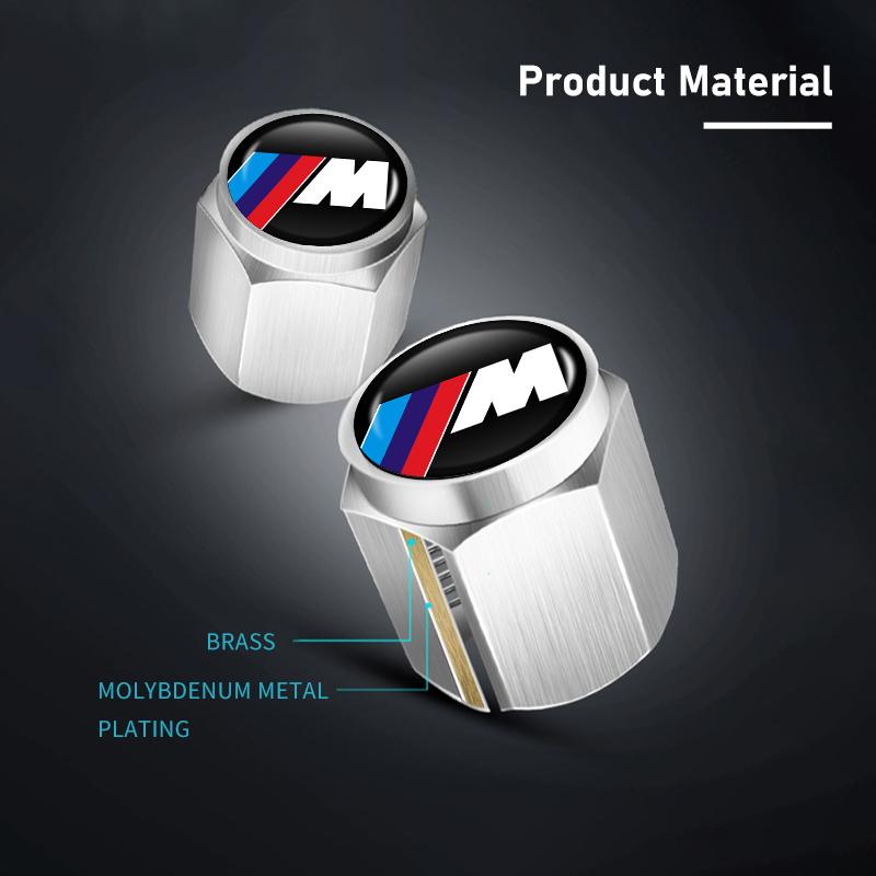 2026 Hot Car Wheel Tire Valve Air Stem Cap Cover Personalized Decoration Accessories For BMW X1 X3 E39 E46 E30 E36 E87 E60 E90 F26 G02 jdsg40