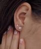 Akarki 14K Basic Cubic Earrings / 3 Sizes