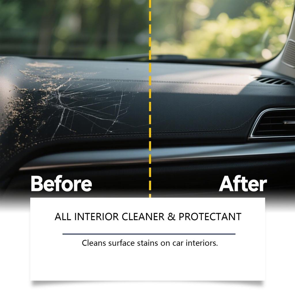 Rayhong Car Interior Cleaning and Care Spray Interior Surface Cleaner, Stain Remover, and Conditioner for Leather and Fabric 120ml