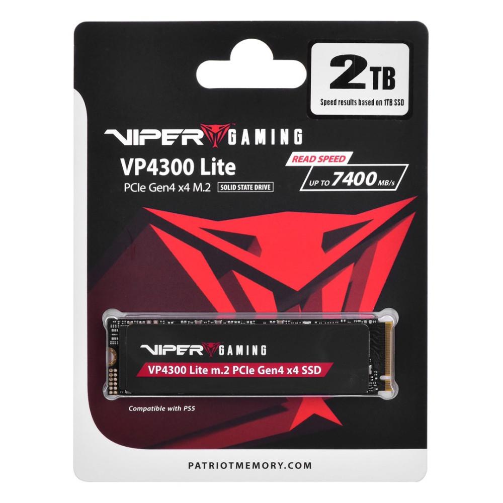 Patriot Viper VP4300L M.2 PCI-Ex4 NVMe 2TB 7.2/6.