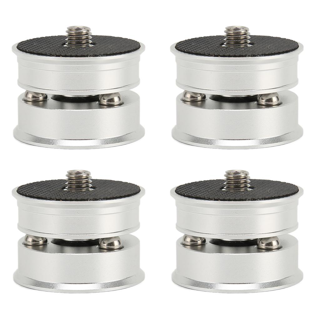 SP3924S 4pcs Speaker Isolation Feet Pads HiFi Turntable Isolation Feet Pad with Steel Ball for CD DVD Player Amplifier