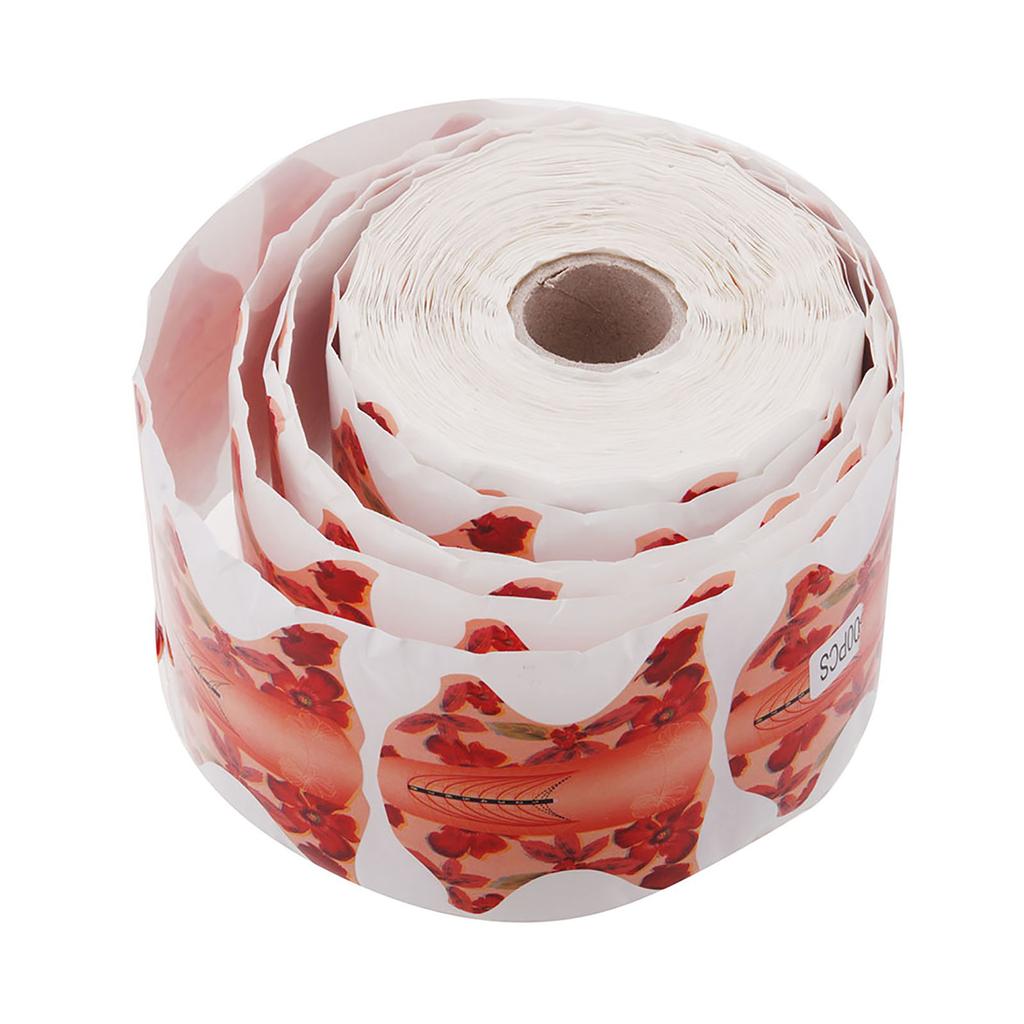 500Pcs Nail Art Acrylic Tip Guide Gel Extension Nail Polish Styling Tools Curl Forms for Nails Care