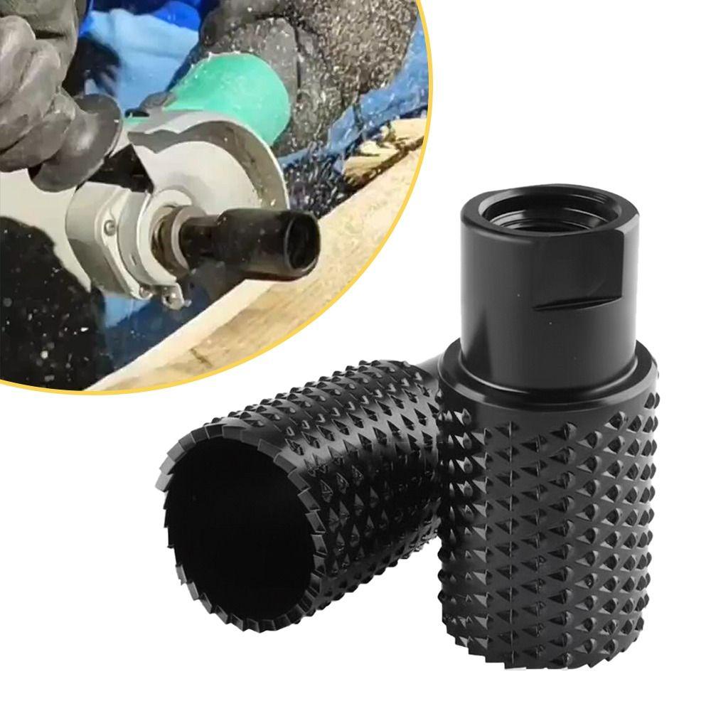 M10/M14 Wood Hole Opener Multi-functional Black Angle Grinder Rotary Head Deburring Engraving Grinding Head Carving Projects