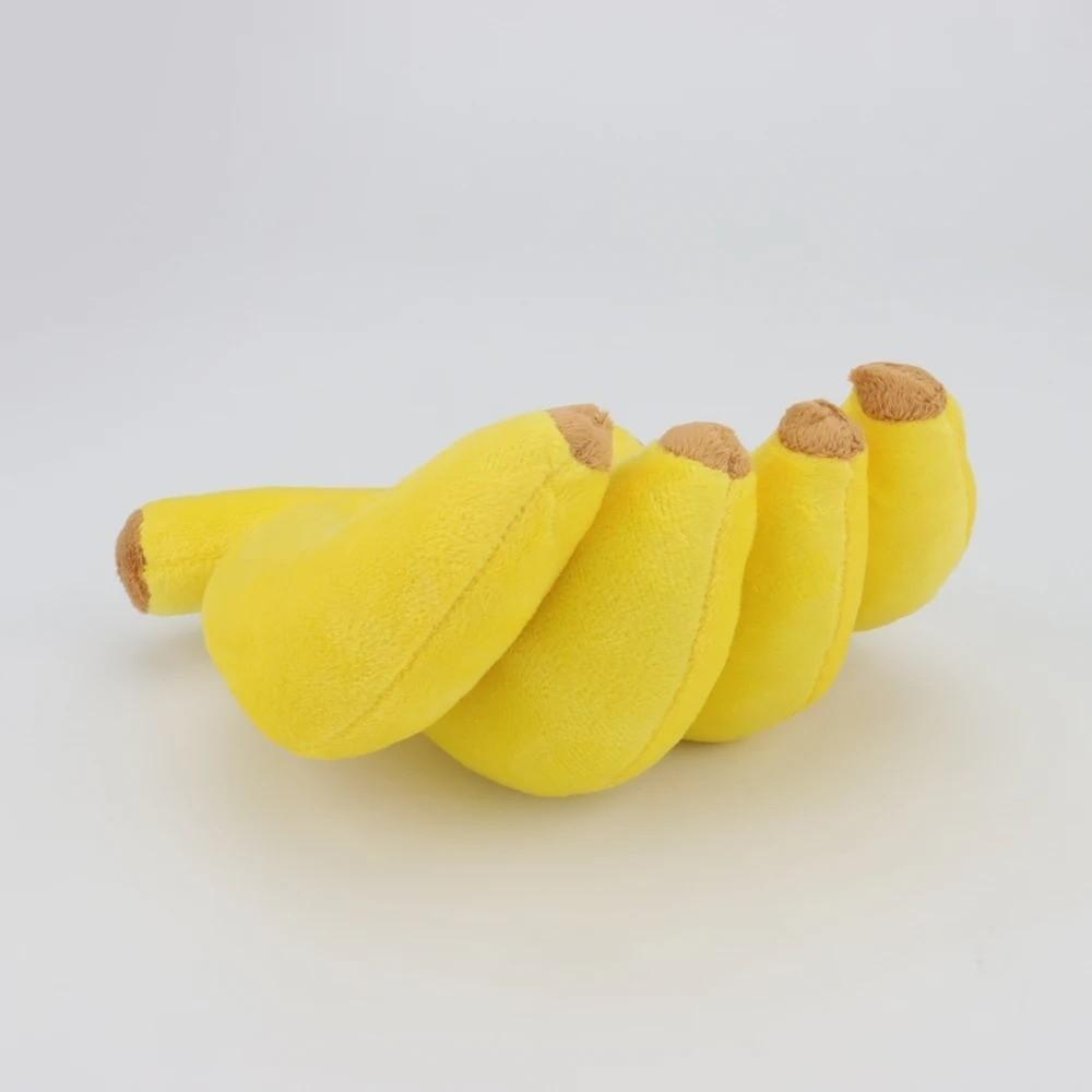 Bite-resistant Pet Chew Plush Toy Plush Banana Pet Interactive Toys Pet Supplies Sound Toy  Puppy