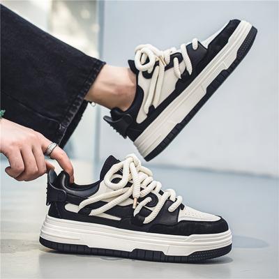 Summer New Board Shoes Men's Thick Soled Height Increasing Sports and Leisure Shoes