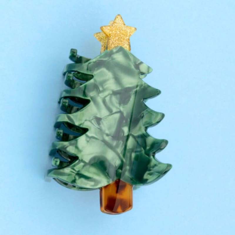 

Coucou Suzette Christmas collection_Christmas Tree Hair Claw Christmas Tree Hair Claw