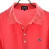 PEARLY GATES made in Japan golf Short sleeve Polo shirt 5 pink Fawn Men's Used