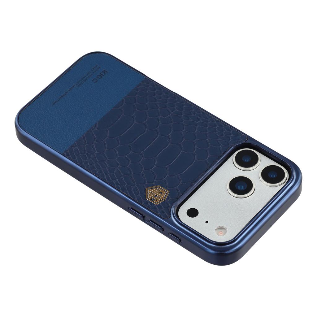 KIGC For iPhone 17 Pro Max Case Compatible with MagSafe Hybrid Phone Cover Crocodile Texture
