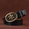 Women's Korean Court Style Antique Cowhide Leather Belt - Retro Decorative Waistband