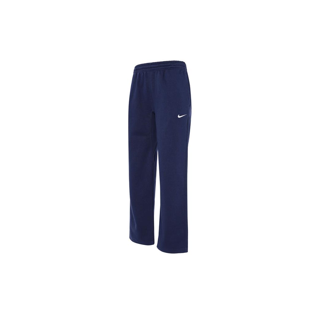 Nike Solid Color Elastic Straight Leg Casual Pants Men Bottoms Navy 623455-410