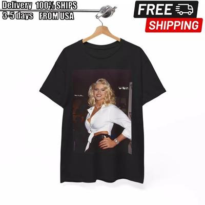 Anna Nicole Smith Marškinėliai Vintage Playboy Retro Modelis Unisex Storo Medvilnės T-shirt Unisex Marškinėliai