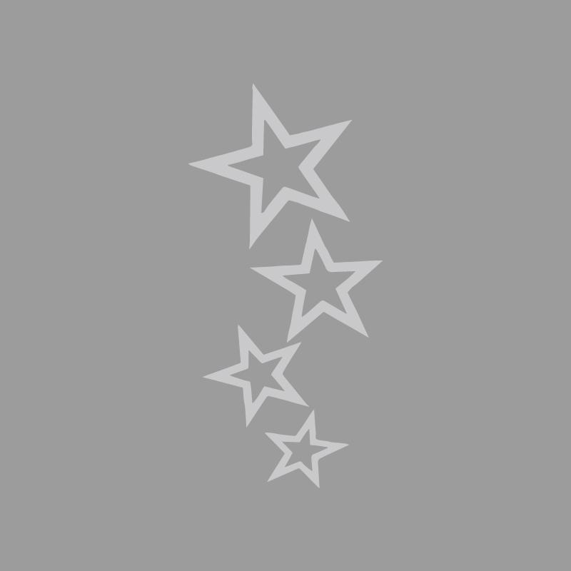 Four-Star Tail Spray Decals And Bumper Creativeandfunny Stickers For Cartoon Fansandloverhigh Quality For Car Trucks Motorcycles