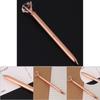 Metal Ballpoint Pen with Rhinestone Decoration Gift Stationery Office Supplies Rose Gold