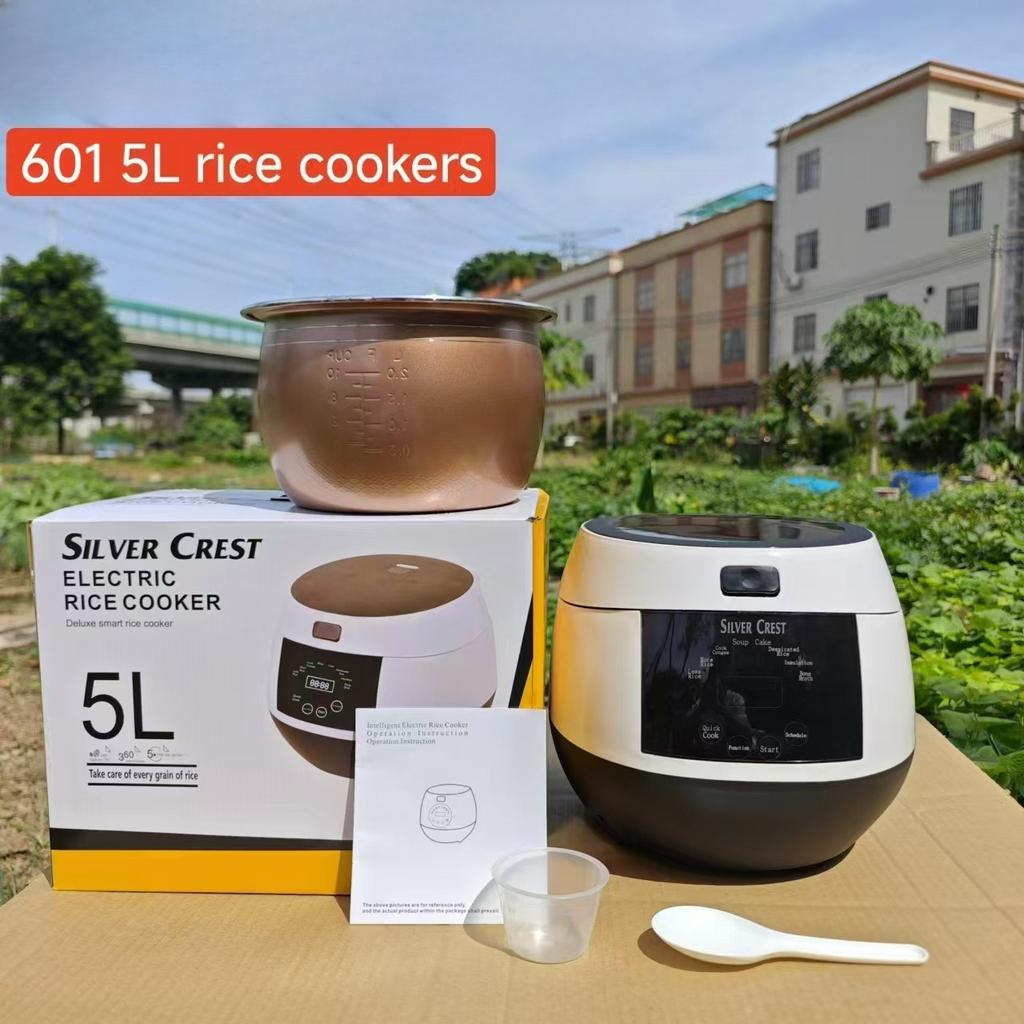 Household 5L Smart Rice Cooker Large Capacity Household Non-stick Cooker Rice Cooker Multifunctional Cooking Pot