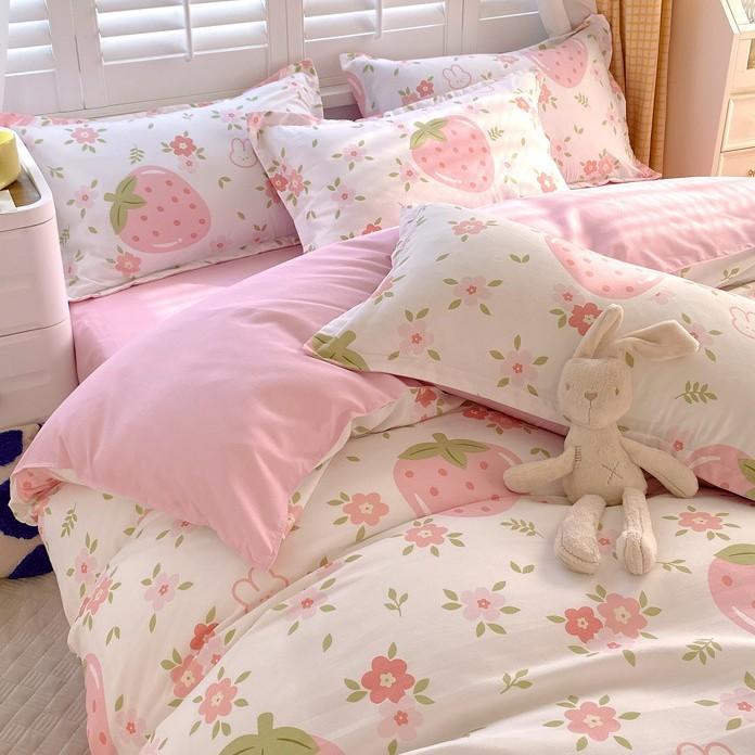 Bed Sheet Bedding Four-piece Set Thickened Brushed Quilt Cover Bed Dormitory Bedding Quilt Cover