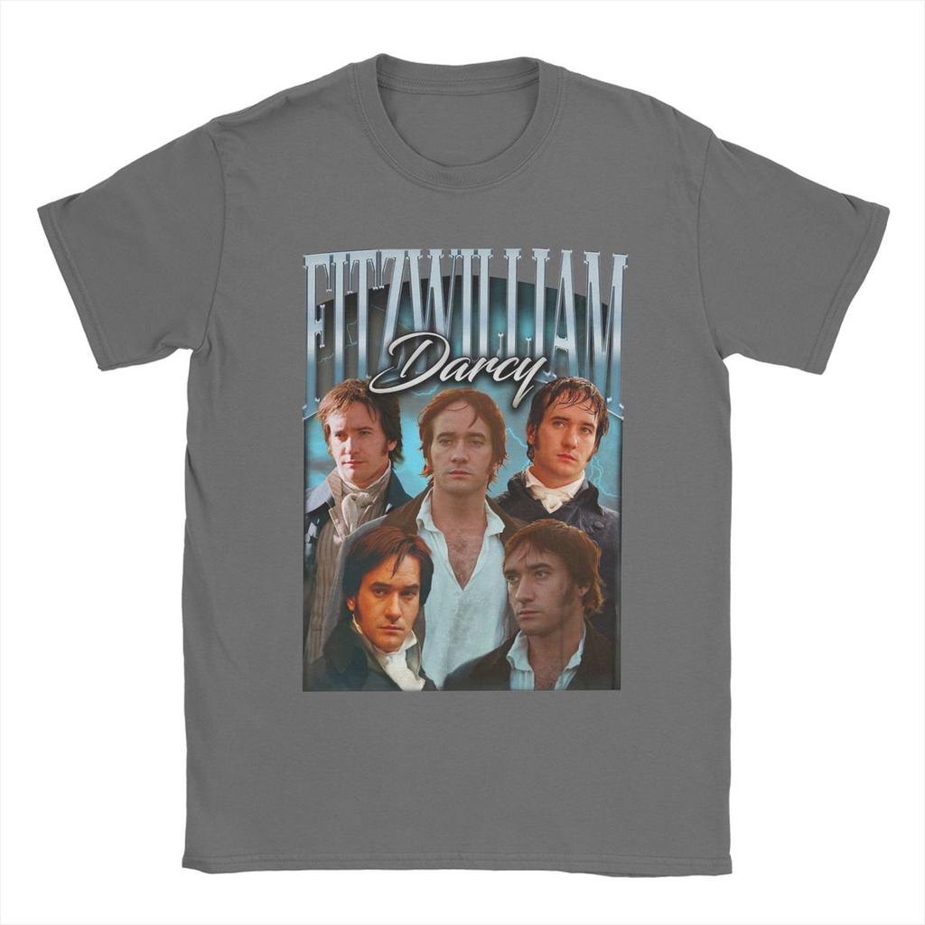 Vintage 90s Fitzwilliam Darcy Pride And Prejudice Men T Shirt Funny Tees O Neck T-Shirt Cotton Graphic Printed Clothes