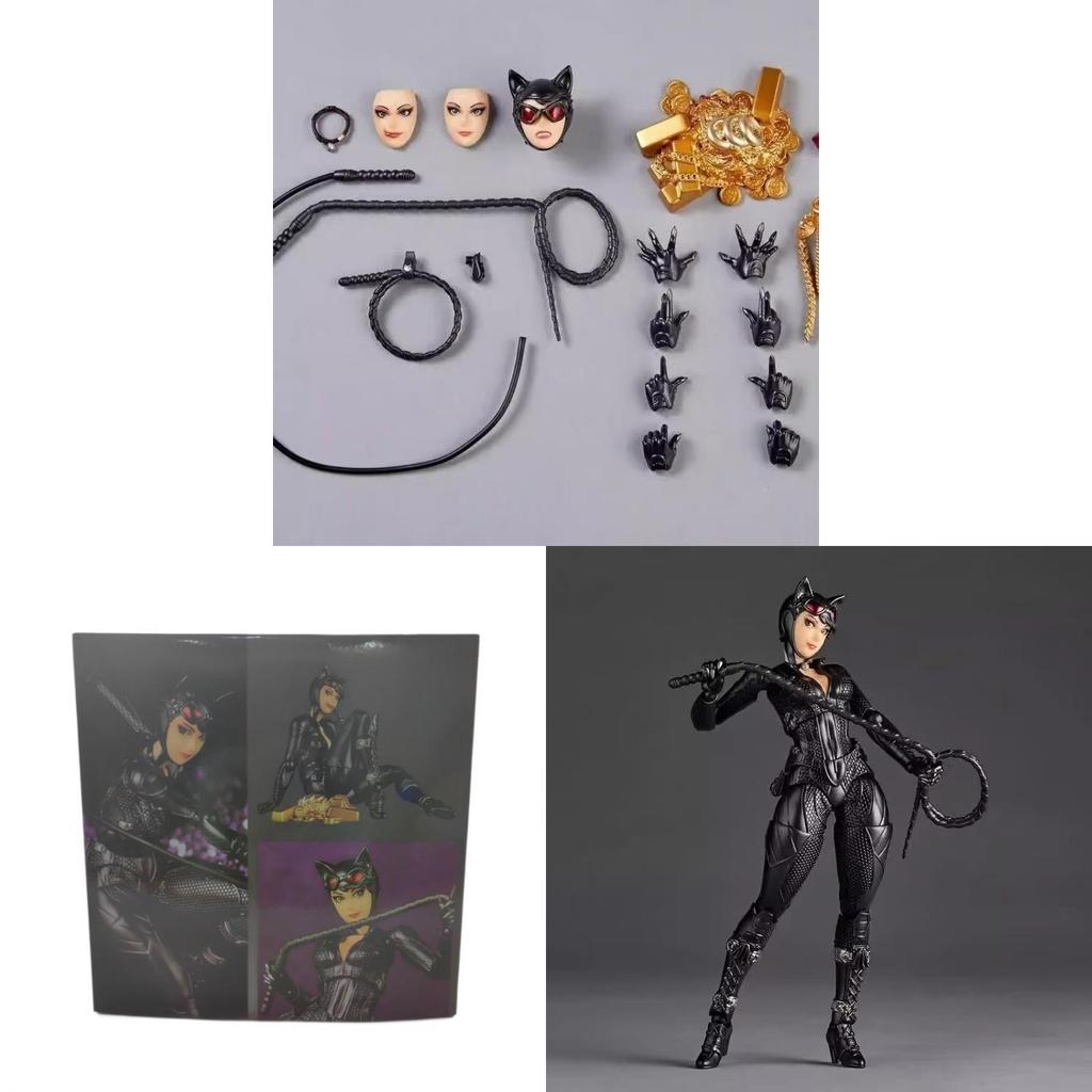 Catwoman Pvc Action Figure Collectible With Articulated Joints For Display Collectors