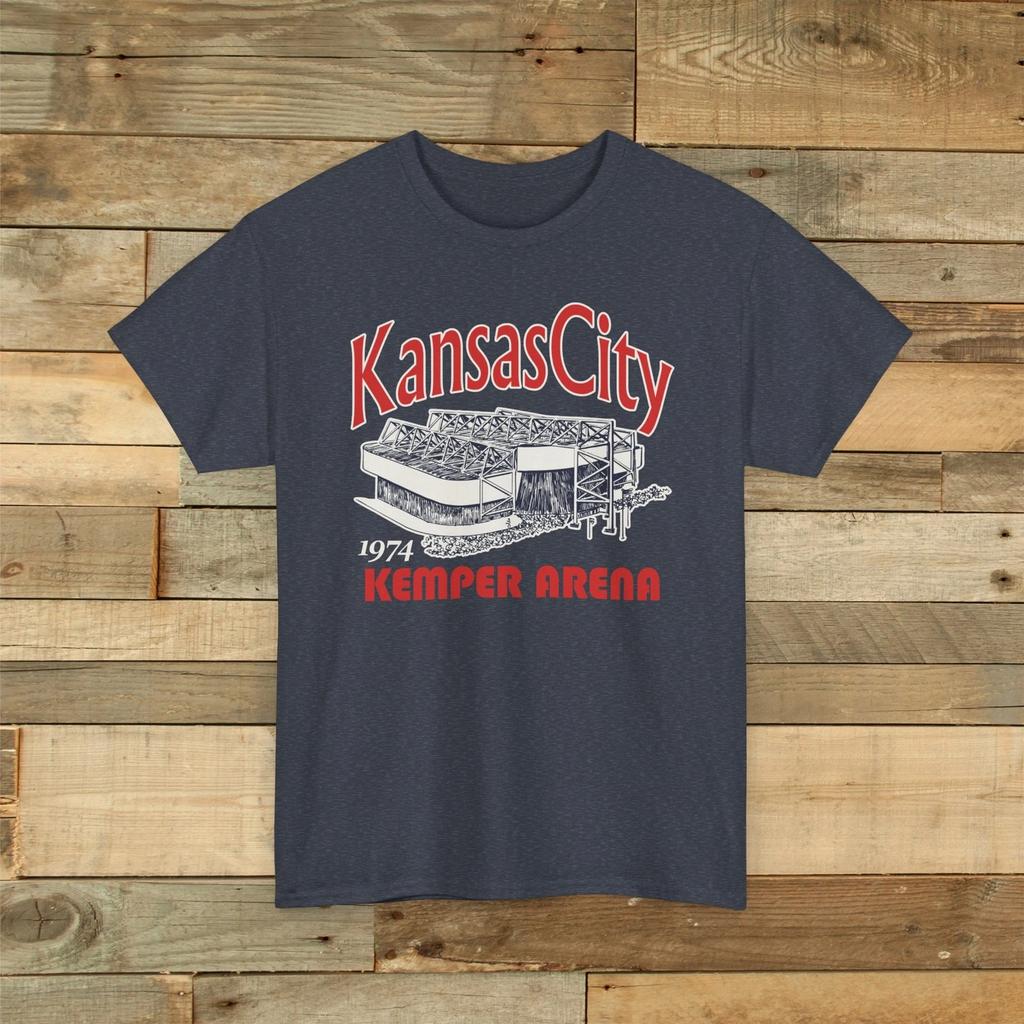Kemper Arena 1974 Vintage Hockey Arena T shirt - Kansas City Scouts