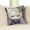 S-Shirakami Cute F-Fubuki Pillow Cases for Bedroom Living Room Sofa Home Decor Polyester Cushion Cover with Zipper