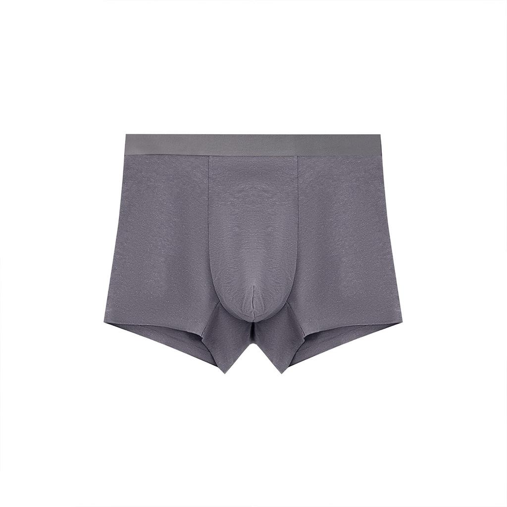 Huaxure Hemp Men's 3-Pack Seamless Boxer Briefs, Highly Stretchy, Breathable, Moisture-Wicking, Quick-Drying, Soft, Comfortable Fit, Perfect for Sport