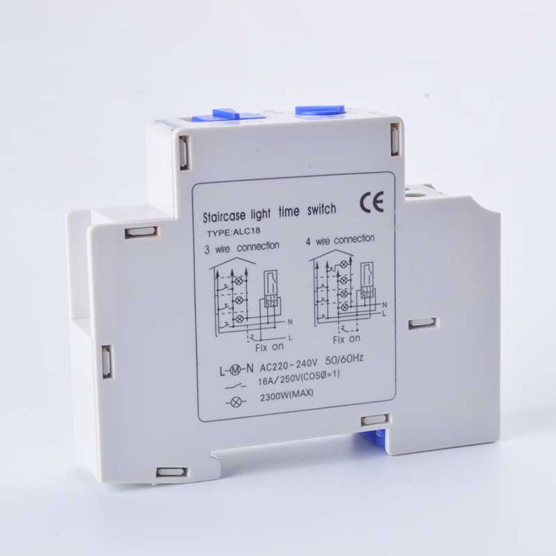 ALC18 Din rail Staircase Lighting Timer Switch timer relay 220VAC 16A used for corridor lighting Mechanical Din Rail timer3