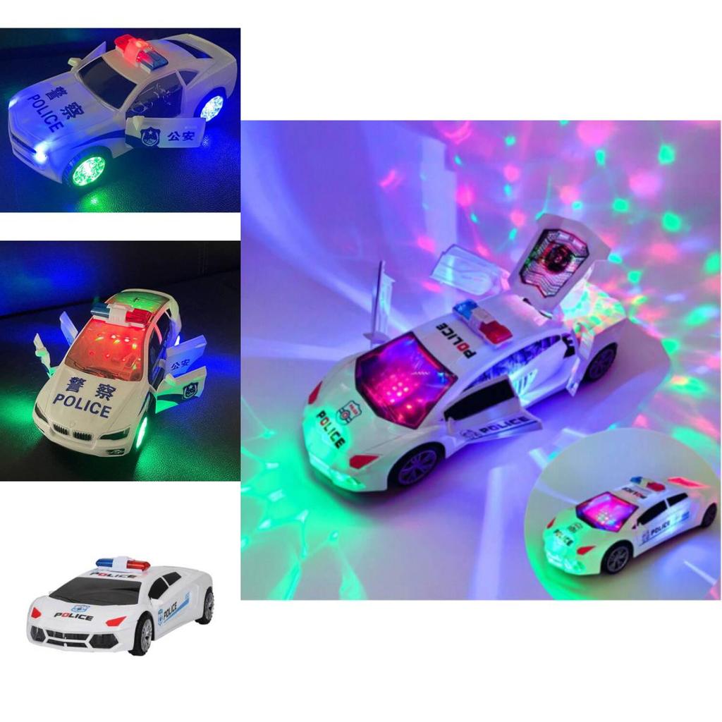 Childrens Rotating Police Car With Lights Music For Boys And Girls