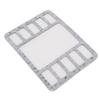 3PCS Rectangle Bead Mat Felt Beading Tray with Centimeter Alphabetic Scale for   Art Crafts Jewelry Making Bead Supplies