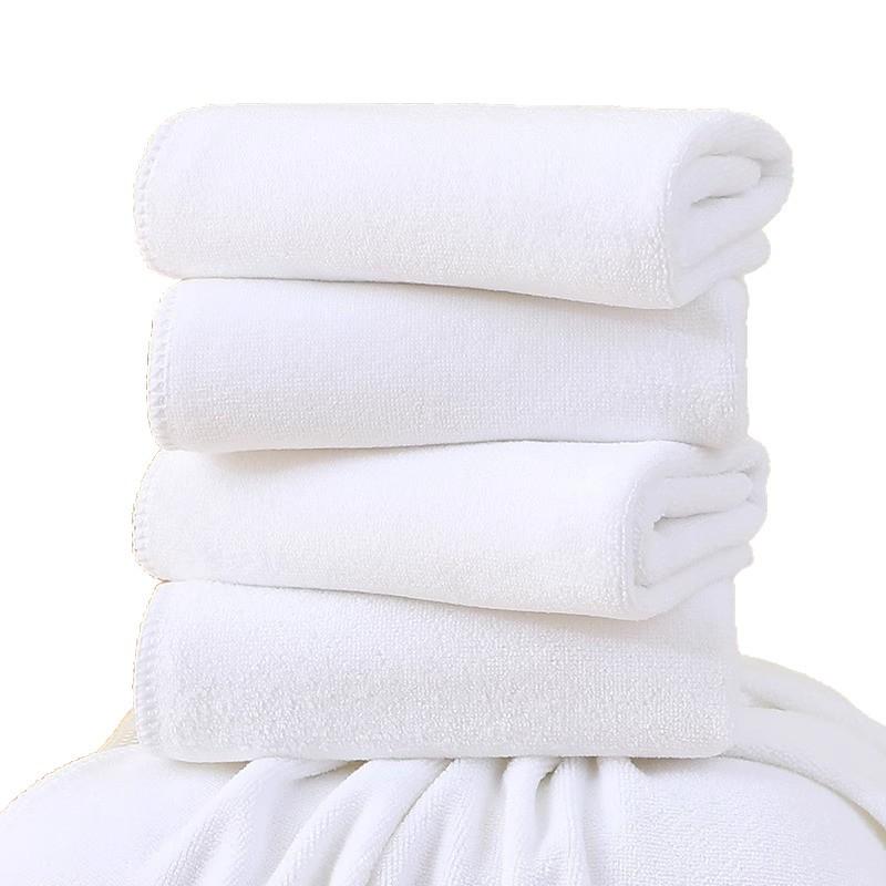 White towel microfiber is softer than pure cotton water-absorbing adult face towel