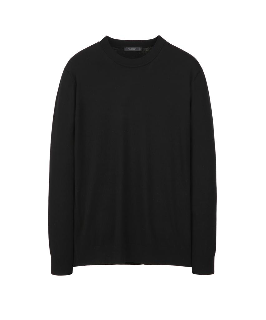 Jilseutyueoteunyuyogmaen Silky Crew Neck Knit - Black (Jnsw6A210Bk)