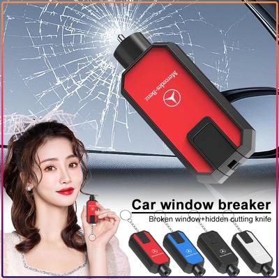Ukrs1 Portable Car Window Breaker 2-in-1 Multi Functional Cutting Belt Car Life Hammer Caps For W166 W212 W204 C E ML GL