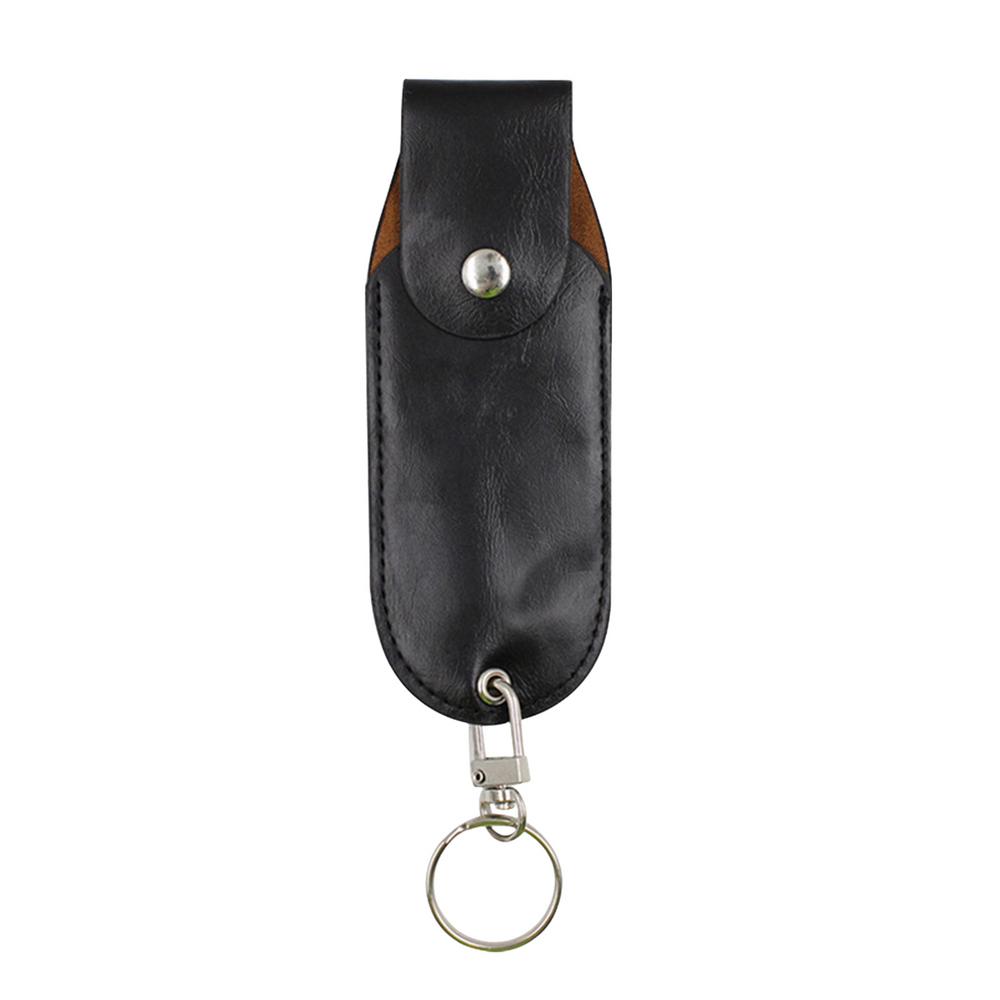 Protective Spray Leather Case Outdoor Portable Self-defense Spray Storage Case Unique Leather Case With Key Ring For Mini Spray