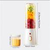 1pc portable rechargeable juicer, with two cups (one large and one small), multifunctional juicer in student dormitory.