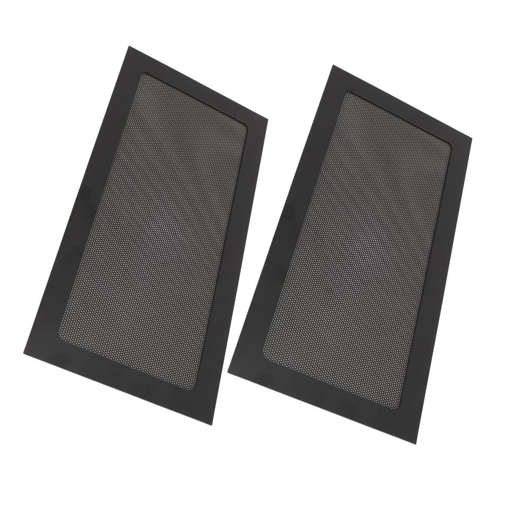 2Pcs Computer Cooler Fan Dust Filter Magnetic Frame PC Fan Dust Mesh PC Cooler Filter Fine Mesh PVC Dust Cover