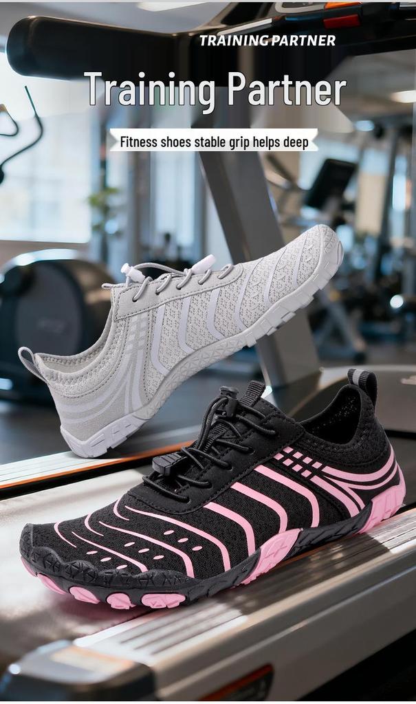 New Five-Finger Non-Slip Water Shoes: Cut-Resistant, Breathable, Multi-Functional for Swimming, Dance, Fitness, Squats, and Yoga.